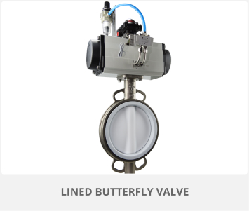 LINED BUTTERFLY VALVE